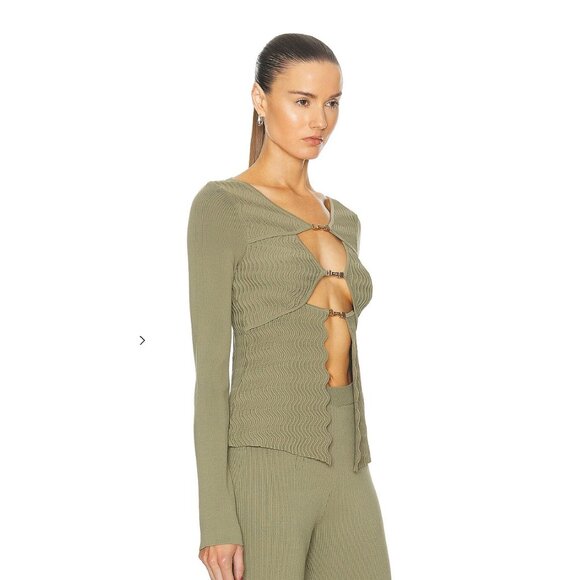 Cult Gaia Troi Knit Top Small NWT - Picture 2 of 7